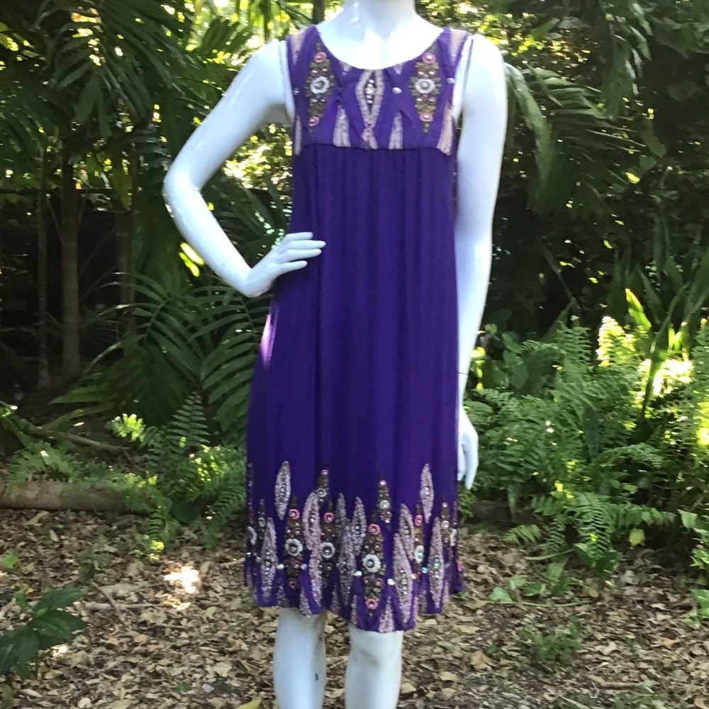 Vintage Matthew Williamson embroidered silk Dress